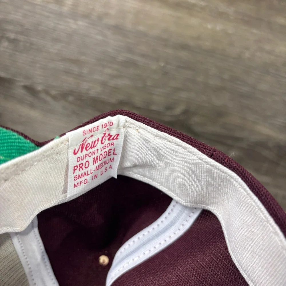 Vintage Florida Hat Cap Snap Back Maroon CS District 16 High School Baseball USA